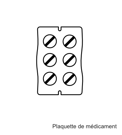 pictogramme représentant un déchet