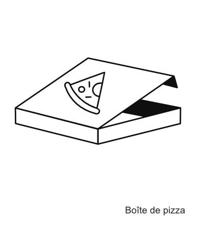 pictogramme représentant un déchet