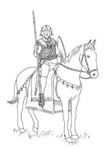 Cavalier romain - illustration